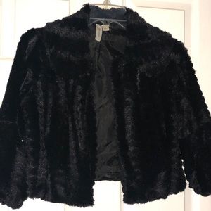 Girls Faux Fur Jacket